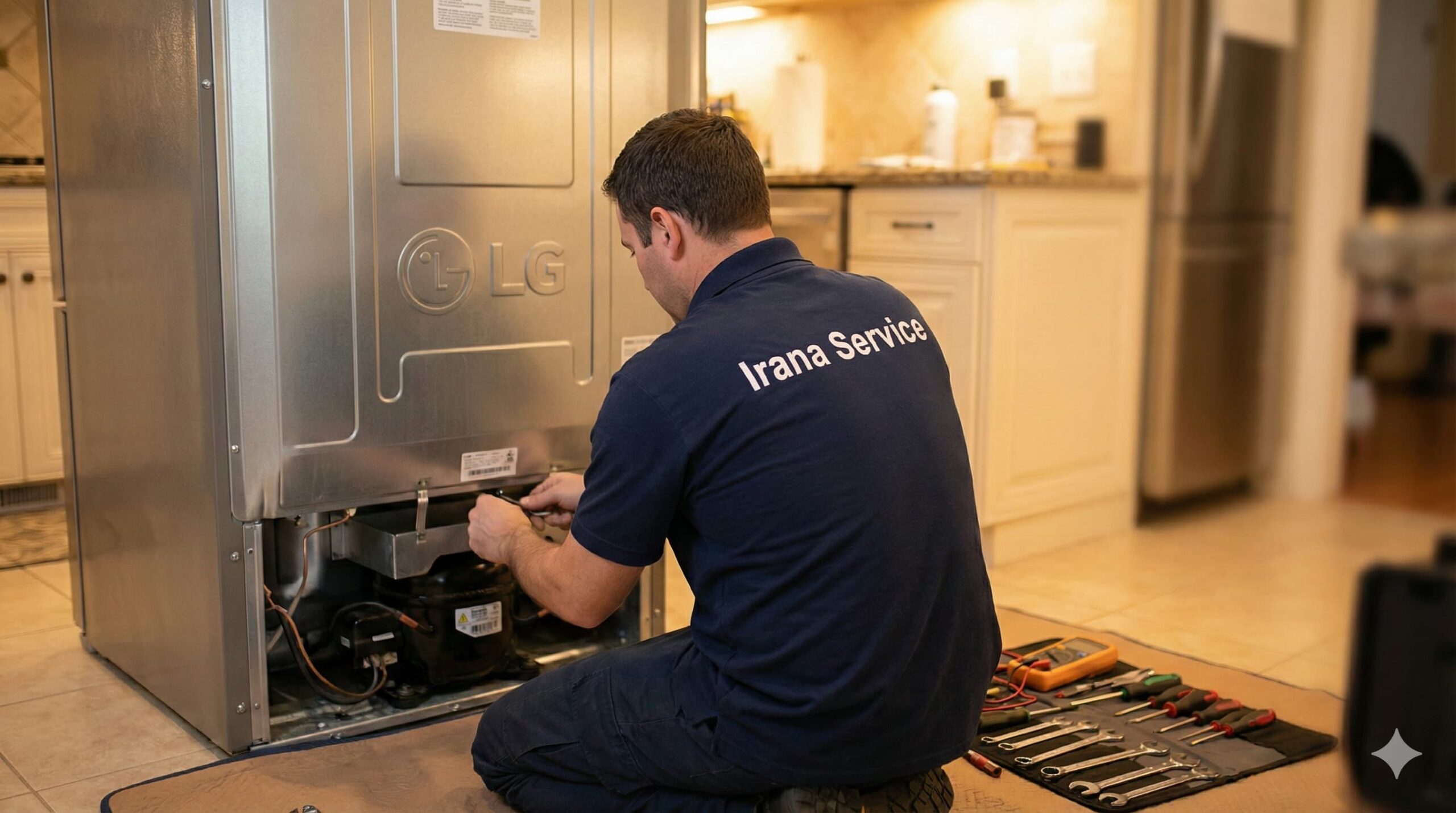 تعمیر یخچال فریزر ال جی