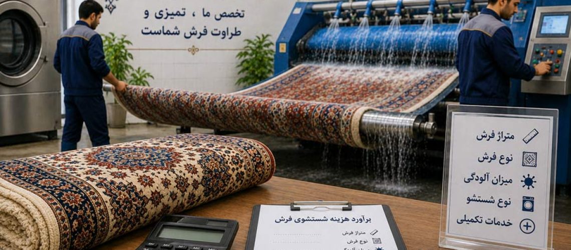 هزینه شستشوی فرش در قالیشویی چگونه محاسبه می&zwnj;شود؟