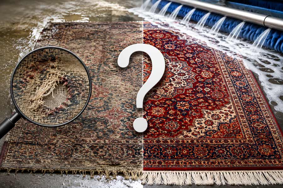 چرا بعضی فرش&zwnj;ها بعد از شستشو مثل روز اول نمی&zwnj;شوند؟